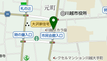 リパーク川越元町1丁目第3の地図画像