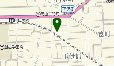 リパーク岡山下伊福1丁目の地図画像