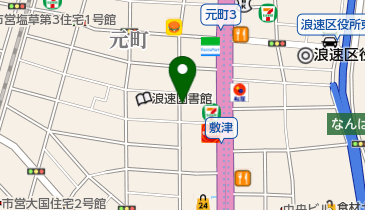 リパーク敷津西1丁目第2の地図画像