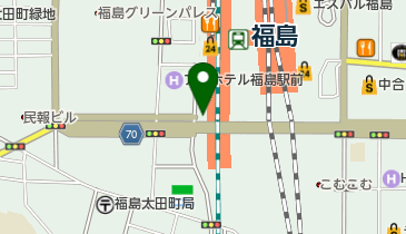 リパーク福島駅西口ピボットの地図画像