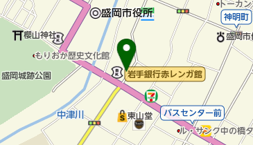 リパーク盛岡中ノ橋第1の地図画像