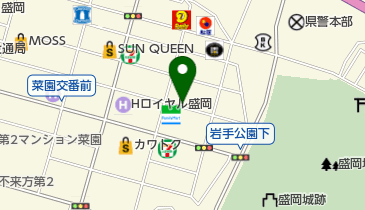 リパーク盛岡菜園1丁目第3の地図画像