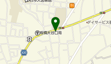 リパーク大谷口1丁目の地図画像