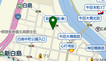 リパーク広島白島中町第2の地図画像