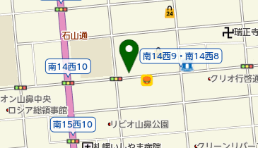 札幌南14西9の地図画像