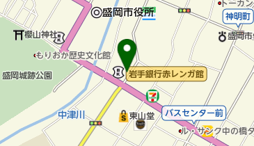 盛岡中ノ橋第2の地図画像