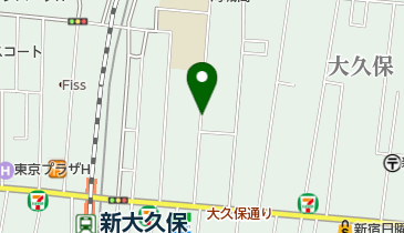 リパーク大久保2丁目第5の地図画像