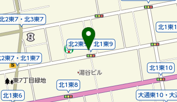 札幌北2東9の地図画像
