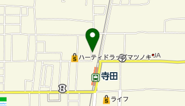 リパーク近鉄寺田駅前の地図画像