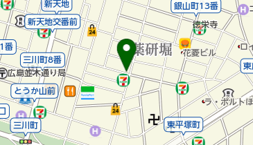 リパーク広島薬研堀第7の地図画像