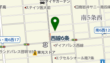 札幌南5西14の地図画像