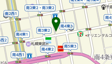 札幌南3東3の地図画像