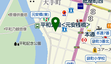 リパーク広島大手町1丁目第8の地図画像