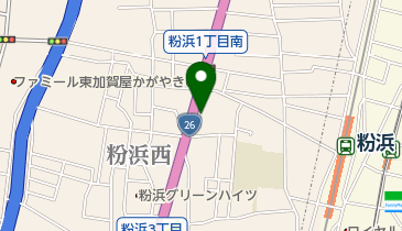 リパーク粉浜2丁目第2の地図画像