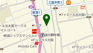 リパーク新高1丁目第4の地図画像