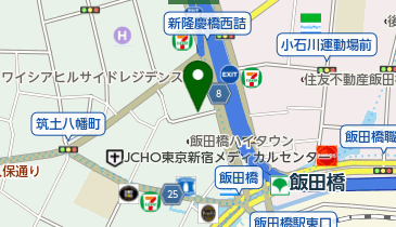 リパーク飯田橋MFビルの地図画像