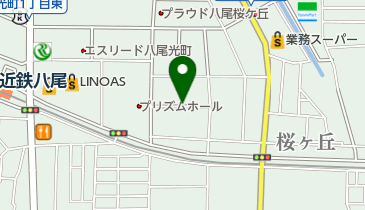 リパーク八尾桜ヶ丘1丁目の地図画像