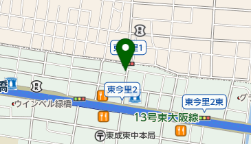 リパーク東中本1丁目第2の地図画像