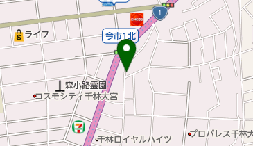 リパーク京街道今市の地図画像