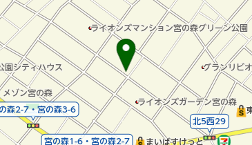 札幌宮の森2条4丁目の地図画像
