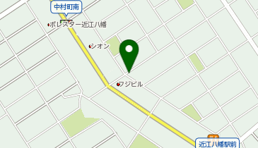 リパーク近江八幡市役所南第2の地図画像