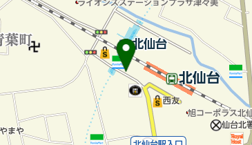 リパーク北仙台駅前の地図画像