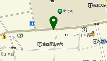 リパーク東北大学病院前の地図画像