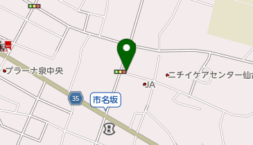 リパーク仙台泉市名坂の地図画像