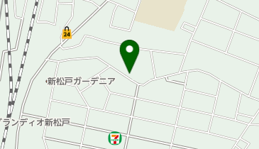 松戸二ツ木の地図画像