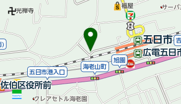 リパーク広島五日市駅前1丁目の地図画像