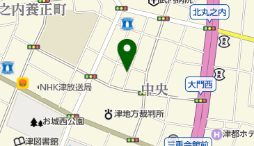 リパーク津中央の地図画像