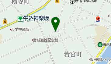 リパーク新宿袋町の地図画像