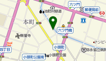 リパークワイド久留米小頭町の地図画像