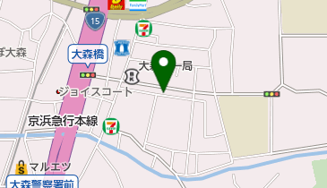 大森東1丁目第2の地図画像