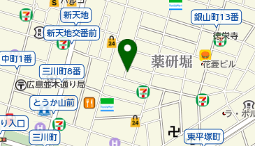 リパーク広島薬研堀第8の地図画像