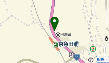 リパーク京急田浦駅前の地図画像