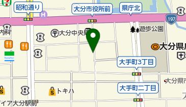 大分府内町3丁目の地図画像
