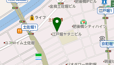 リパーク江戸堀1丁目第5の地図画像