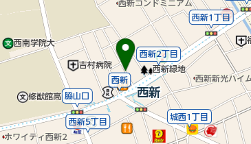 西新3丁目の地図画像