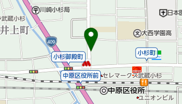 リパークパークシティ武蔵小杉ザ ガーデンWESTの地図画像