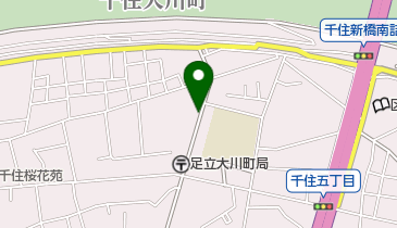 リパーク千住大川町第3の地図画像