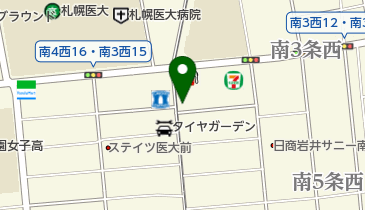 札幌南4西14の地図画像
