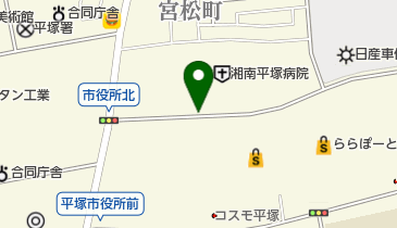 済生会湘南平塚病院駐車場の地図画像