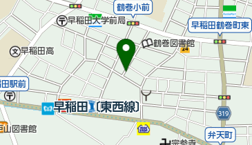 リパーク早稲田鶴巻町第7の地図画像