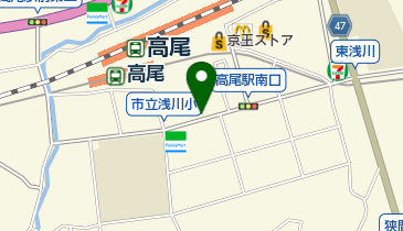リパーク高尾駅南口の地図画像