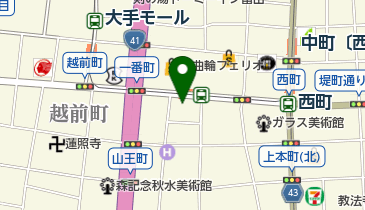 リパーク富山西町第2の地図画像