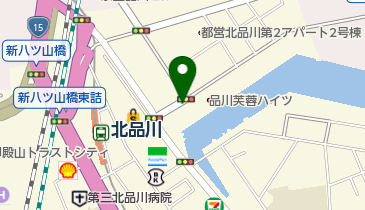 リパーク北品川1丁目第8の地図画像