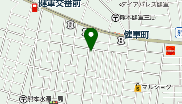 リパーク熊本若葉1丁目の地図画像