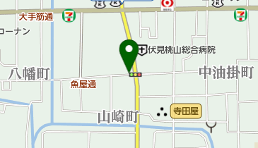 リパーク伏見下油掛町の地図画像
