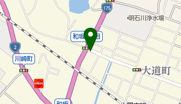 リパーク明石大道町2丁目の地図画像